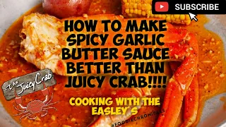 HOW TO MAKE THE JUICY CRAB SAUCE | BETTER THAN JUICY CRAB!! | DATE NIGHT EDITION 🔥😋