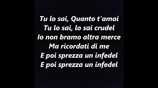 TU LO SAI Torelli 24 Italian opera Lyrics Words Text sing along songs
