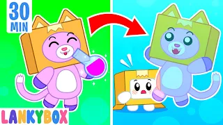 Where Are You, LankyBox? - LankyBox Plays Invisible Potion | LankyBox Channel Kids Cartoon