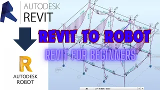 Revit to Robot | Robot Structural Analysis Modelling | Revit for beginners