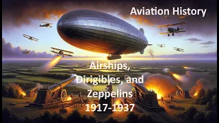 The Golden Age of Airships: A Visual Journey (1917-1932) #airships #airship #history #zeppelin