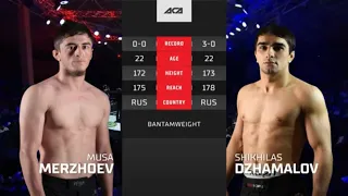 Муса Мержоев vs. Шихилас Джамалов | Musa Merzhoev vs. Shikhilas Dzhamalov | ACA YE 35