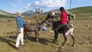 Riding Reindeer in Mongolia