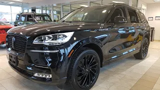 2023 Lincoln Aviator Reserve AWD in Infinite Black Metallic Walk-Around