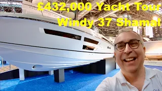 £432,000 Yacht Tour : Windy 37 Shamal