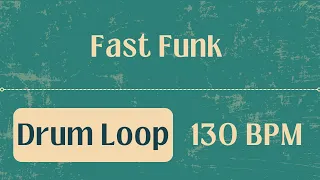 Fast funk drum loop at 130 BPM [free download]