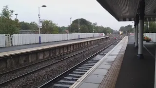 Cross Country Voyager passing through Dalmeny on an Edinburgh Waverley to Aberdeen service