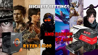 Ryzen 5 4500 + Rx 6600 | Test in 7 Games | 1080p Highest Settings / Max Settings