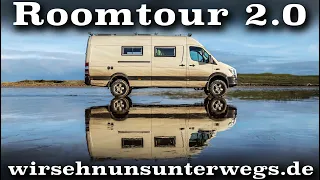 Komplette große Roomtour mit allen Details | Oberaigner Sprinter 4x4 | wirsehnunsunterwegs.de