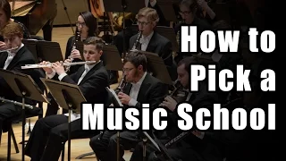 How to Pick a Music School