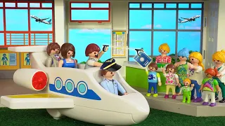 Playmobil po polsku. Wesołe przygody bliźniaków Klary i Kuby 👨‍👨‍👧‍👦 Lot  , zgubiony portfel ✈