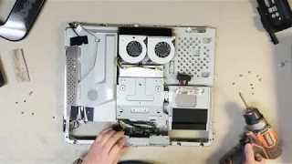 Dell All-In-One Inspiron One 19 W01B Complete Disassembly - Replace Hard Drive RAM Motherboard