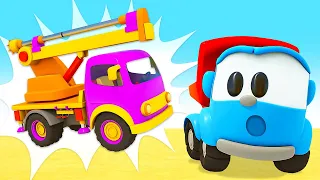 Leo and friends needs water! Leo the truck on the island. Car cartoons for kids & Learning videos.