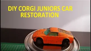 DIY CORGI JUNIORS CAR RESTORATION