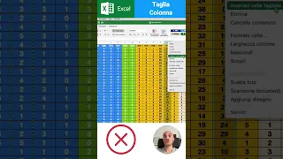 🚀 Come fare correttamente il Copia e Incolla di una colonna in EXCEL💡#shorts