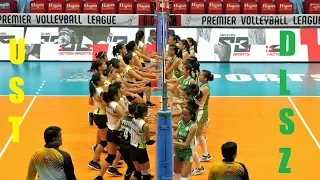 UAAP SEASON 80 GIRLS VOLLEYBALL UST VS DLSZ