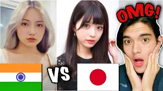 North East Indian Girls vs Japanese Girls - Japanese Reacts To North East Indian Girls