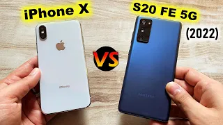 iPhone X vs S20 FE 5G Speed Test (2022)🔥| Surprising Results😍 (HINDI)