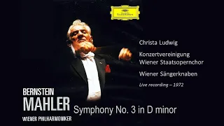MAHLER - Symphony No. 3 ~ Wiener Philharmoniker, Leonard Bernstein (Live recording,1972)
