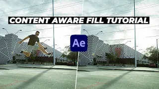 After Effects Tutorial: Content Aware Fill (Object Removal)