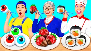 Défi De Cuisine Moi vs Grand-Mère | Hacks et Gadgets Secrets Faciles par 4Teen Challenge