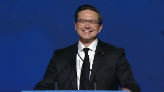 Pierre Poilievre delivers remarks after winning Conservative leadership