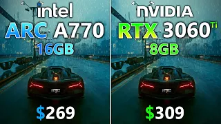 ARC A770 vs RTX 3060 Ti (1440p) - Test in 8 Games