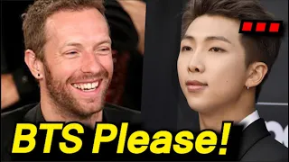 Why Chris Martin Confessed He was Hurt by BTS RM..?