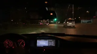 illegal street drift on BMW E90 335i