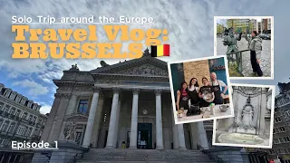 A Day in Brussels🇧🇪:Waffles, Chocolates, and Sights! #SoloTravel #BrusselsAdventure #ExploreBelgium