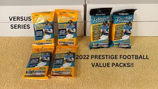 2022 PRESTIGE FOOTBALL: 30-card 🆚 60-card VALUE PACKS | SUNBURST or ASTRAL PARALLELS? 🤔