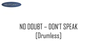 No Doubt - Don't Speak Drum Score [Drumless Playback]
