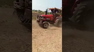 Mahindra Arjun Tractor fully loaded Sugarcane Trolley ऊस उत्पादक शेतकरी  ARJUN TRACTOR FIRING