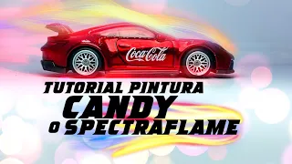 Tutoriales pintura candy o spectra flame #hotwheels  #porsche911