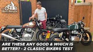 Royal Enfield Interceptor 650 vs Continental GT - 2 classic bikers review