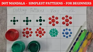 Zero to Hero - (5) - Dot mandala - Simple Patterns - For beginners - 2023 - ATM Creations