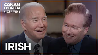 President Joe Biden & Conan Reflect On Their Irish-American Heritage | Conan O'Brien Needs A Friend