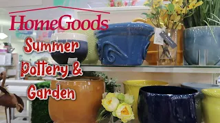 Home Goods Summer Pottery and Patio Decor