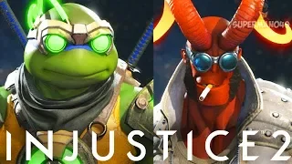 Injustice 2: Ninja Turtles, Hellboy & The Flash! Final Legendary/Epic Gear Showcase All Character