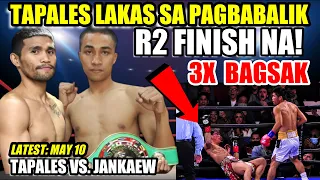 LATEST MAY 10 2024! GRABE LAKAS NI TAPALES 3X BAGSAK SA ROUND 2 | TAPALES VS JANKAEW