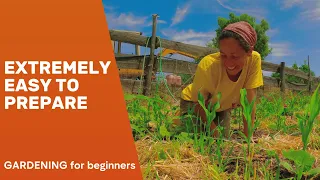 The Easiest Way to start a Beautiful Summer Garden with Raised Row Beds