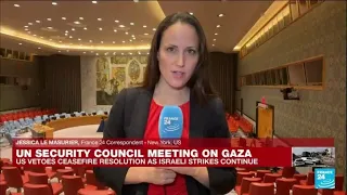 'A death sentence': US vetoes UN Security Council resolution calling for immediate ceasefire in Gaza