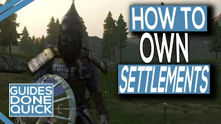 How To Own A Settlement In Mount & Blade 2 Bannerlord