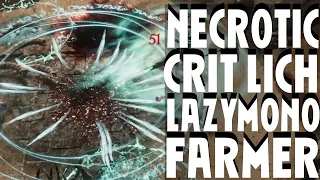 Jimg's Necrotic Crit Lich, Lazy Monolith Farming While Watching TV | Last Epoch Build Guide