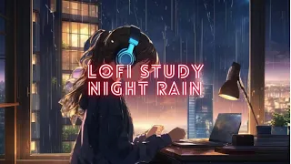 Nighttime Focus: Lofi Hip-Hop Study Music in 528Hz | Rainy City Vibes