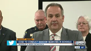 Clark County School District to conduct random searches to reduce guns on campuses