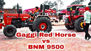 Massey 9500 vs Swaraj 855 Tochan| Village Khiyali| BNM 9500 VS Gaggi Red Horse