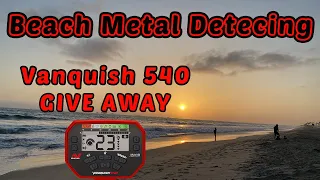 Beach Metal Detecting : Vanquish 540 Metal Detector GIVE AWAY