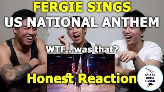 Fergie sings national anthem | Honest Reaction Video - Aussie Asians