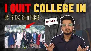 Why I Dropped out of Engineering College in 6 month | Post IIT JEE Exam Scenes